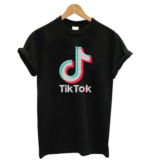 TIKTOK Embroidery T-Shirt