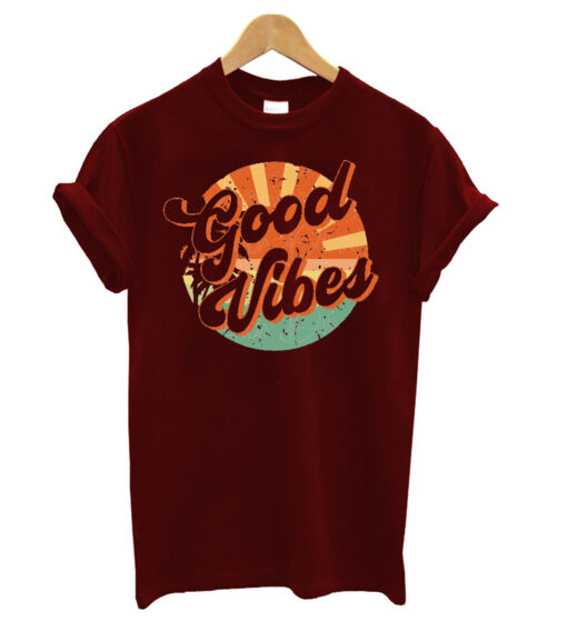 Good Vibes Retro Circle T-Shirt