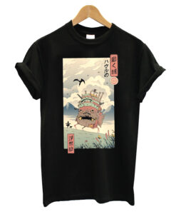 Howl's Moving Castle Ukiyo-e Gift T-Shirt