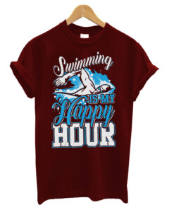 Swimming Is My Happy Hour T-Shirt