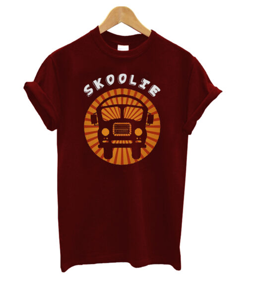 Vintage Retro Skoolie Bus Driver Rider T-Shirt