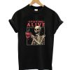 Staying Alive Skeleton Drink Coffee T-Shirt