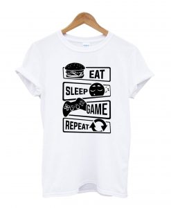 Eat Sleep Game Repeat T-Shirt