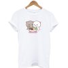 Weibocn cat ilustration T-shirt