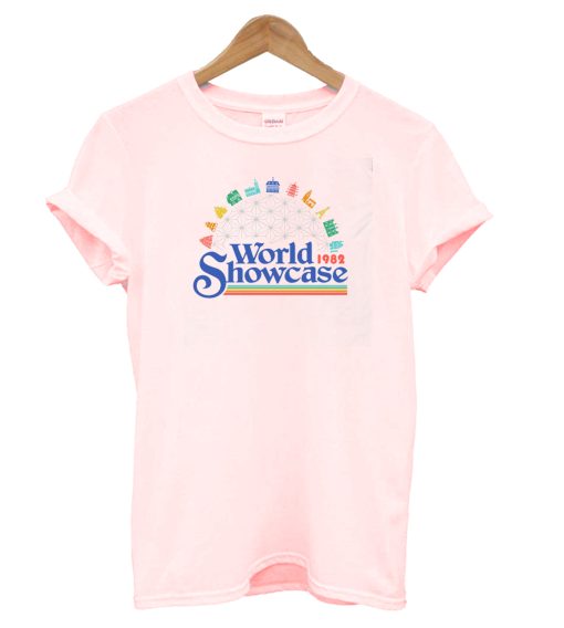 World Showcase Epcot Inspired (clear background) art by Kelly Design Company T-Shirt