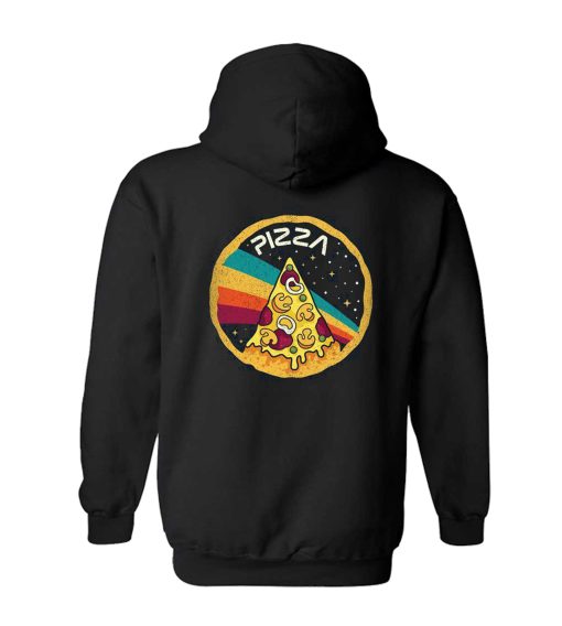 Metal Poster Pizza Space Delivery Hoodie
