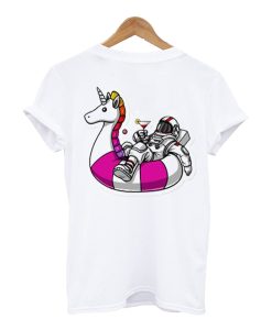 Astronaut Riding Unicorn T-shirt