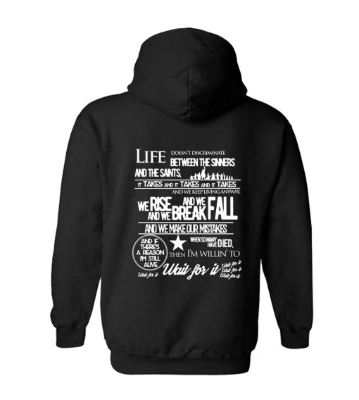 Hamilton Typography Hoodie