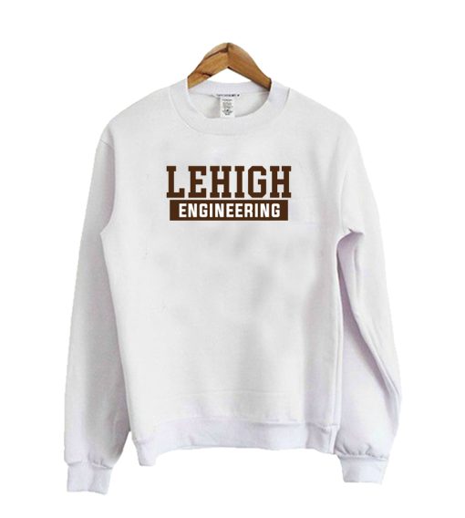 Lehigh - Engineering (Brown, Block) Crewneck Sweatshirt