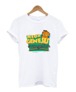 Neon Genesis Evangelion Meets Garfield And Friends T-Shirt