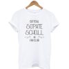 Truth and Courage: Sophie Scholl Fan Club (dark text) T-Shirt