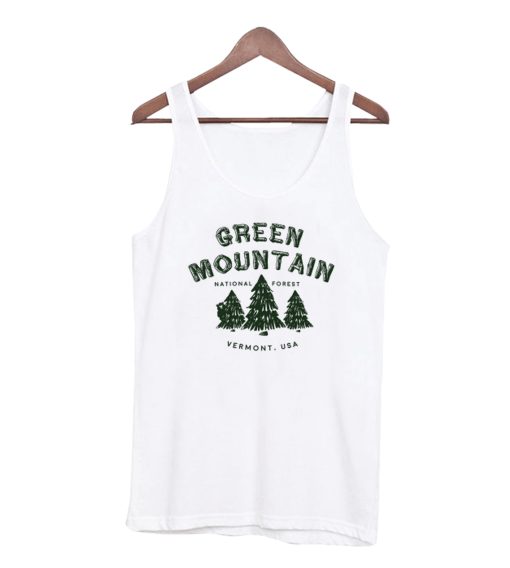 Vintage Green Mountain Forest Vermont Nature Tank Top
