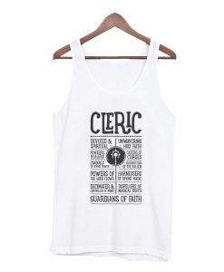 DND Cleric Class Role Playing Tank Top