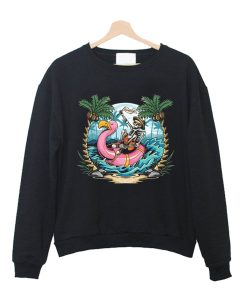 Skull Flamingo Sweatshirt