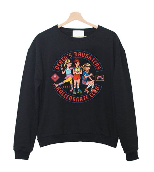 Death's Daughters Rollerskate Club Sweatshirt