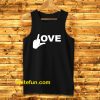 Love Middle Finger Logo Tanktop