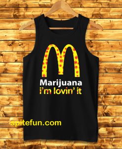 Marijuana I’m Lovin’ It McDonald’s tanktop