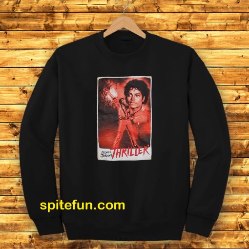 Michael Jackson Thriller Poster Sweatshirt