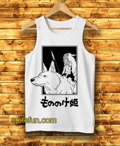 Princess Mononoke Tee Inspired by the anime Tanktop