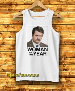 Ron Swanson Woman of the Year Parks and Recreation Tank Top