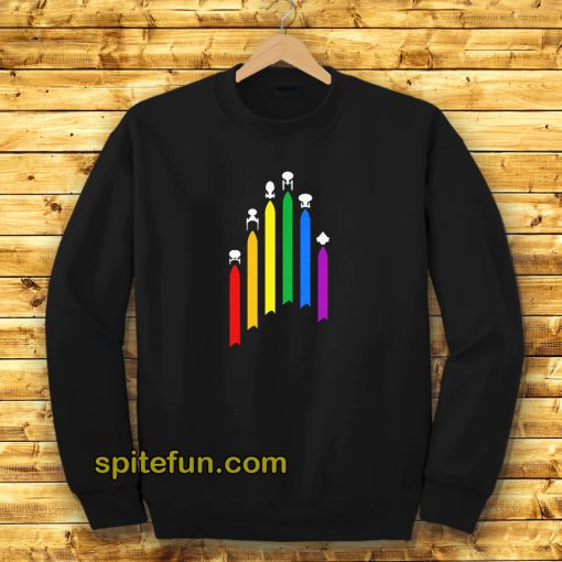 Star Trek Gay Pride Sweatshirt