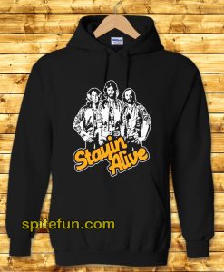 Stayin Alive Bee Gees Hoodie