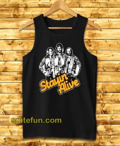 Stayin Alive Bee Gees Tank Top