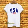 USA White T-Shirt