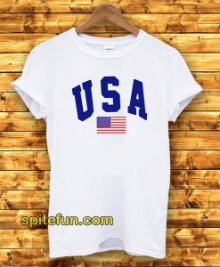 USA White T-Shirt