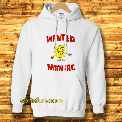 Wanted Maniac SpongeBob Hoodie