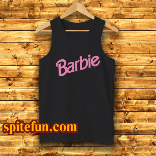 Barbie Pink Logo Tank Top