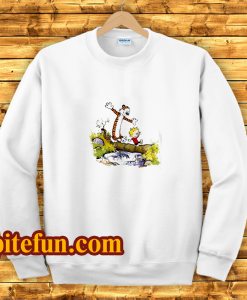 Calvin Doing Hobbes Sweatshirt