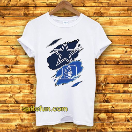 Dallas Cowboys And Duke Blue Devils T-Shirt