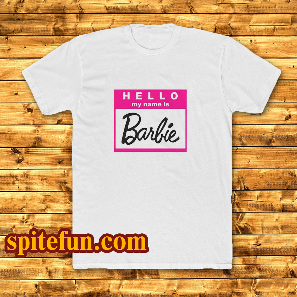inestable Analgésico Libro Guinness de récord mundial Hello My Name Is Barbie T-Shirt