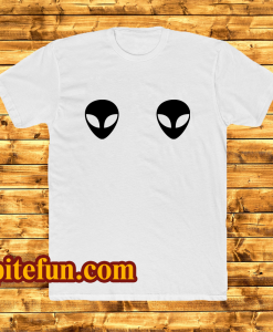 Alien Boobs T Shirt