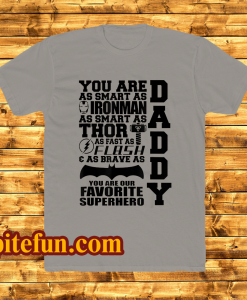 Daddy Superhero T-Shirts