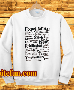 Expelliarmus riddikulus harry potter sweatshirt