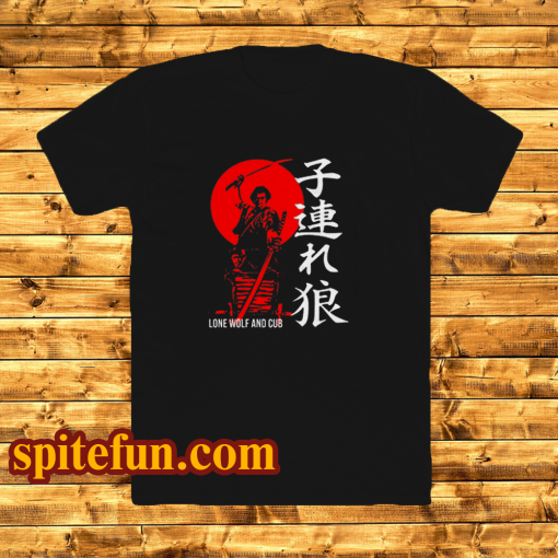 Japan shogun assassin lone wolf and cub tshirt