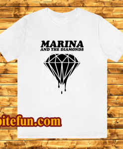 Marina and the diamonds tshirt white