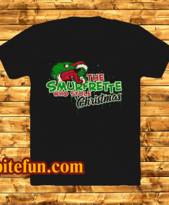 The Smurfrette who stole chrismas t shirt