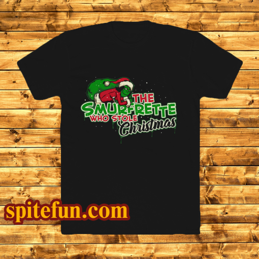 The Smurfrette who stole chrismas t shirt