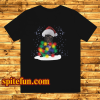 Bulldog Led Christmas Lights T Shirt