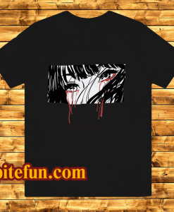 Crying Girl Manga T-shirt