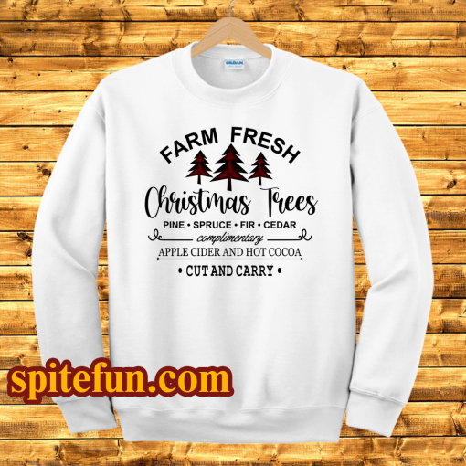 Farm Fresh Christmas Sweatshirt