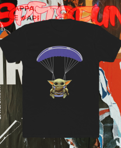 Baby Yoda Skydiving t shirt