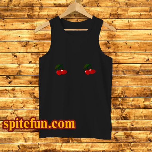 Cherry nipple tank top