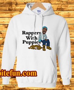 Dog Limited Rappers With Puppies Pink Hoodie