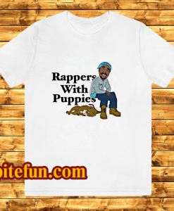 Dog Limited Rappers With Puppies Pink t shirt