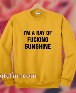 I'm A Ray Of Fucking Sunshine Sweatshirt