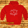 Merry and Bright Christmas Hoodie